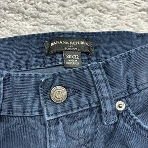 Banana Republic Pants Mens 30 x 32 Corduroy Slim Fit Straight Career Office Work